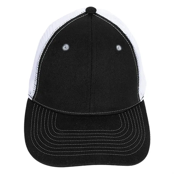 Mid-Profile Accent Mesh Snapback Cap... from ASI 40480 Koozie Group