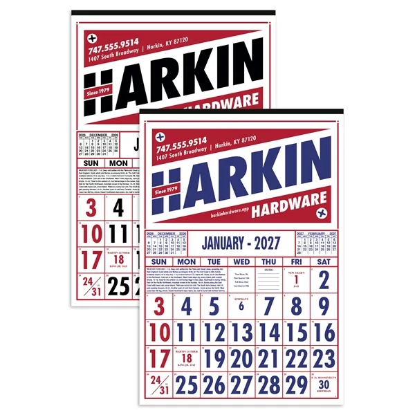 Commercial 12-Sheet Calendar... from ASI 40480 Koozie Group