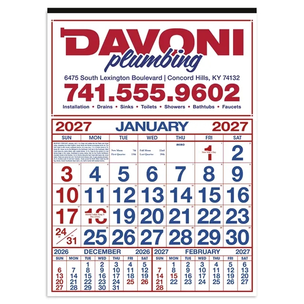 Commercial 12-Sheet Calendar... from ASI 40480 Koozie Group