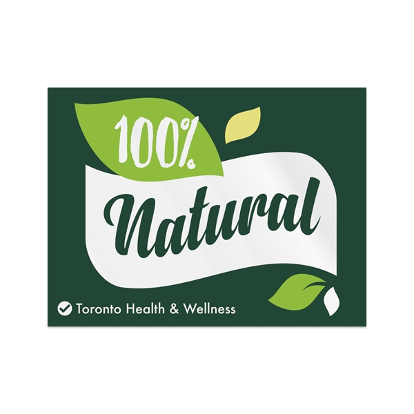 3" x 4" rectangular clear polyester decal with permanent adhesive backing,... from ASI 56950 Gill Studios Inc / Gill-Line®