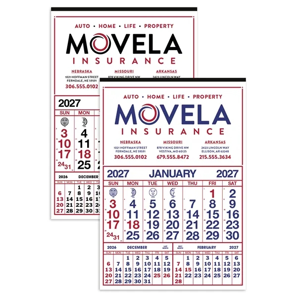 Commercial 12-Sheet Calendar... from ASI 40480 Koozie Group