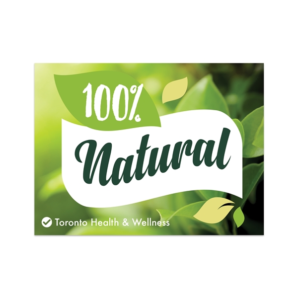 3" x 4" rectangular white static vinyl decal with static backing,... from ASI 56950 Gill Studios Inc / Gill-Line®