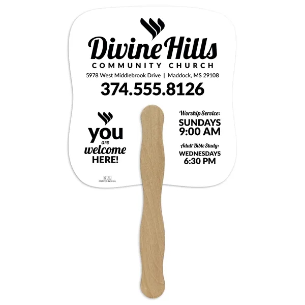 Christ Knocking At The Door - Pictorial Fan... from ASI 40480 Koozie Group