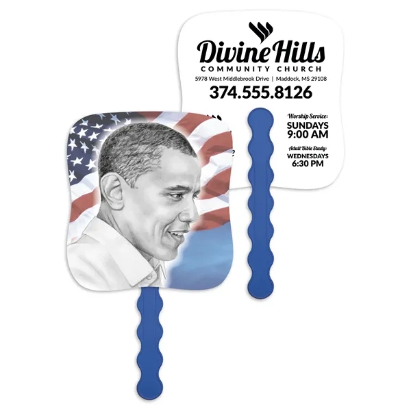 President Barack Obama - Pictorial Fan... from ASI 40480 Koozie Group