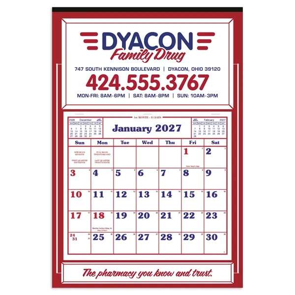 Apron Calendar... from ASI 40480 Koozie Group