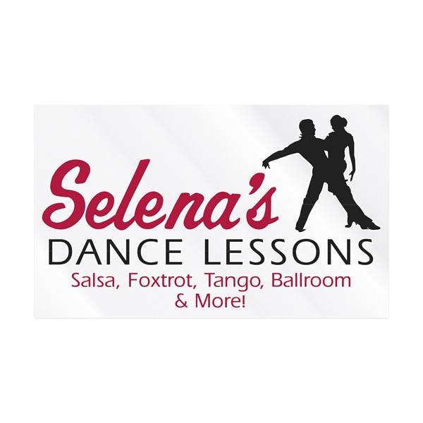 3" x 5" rectangular clear polyester decal with ultra removable adhesive... from ASI 56950 Gill Studios Inc / Gill-Line®