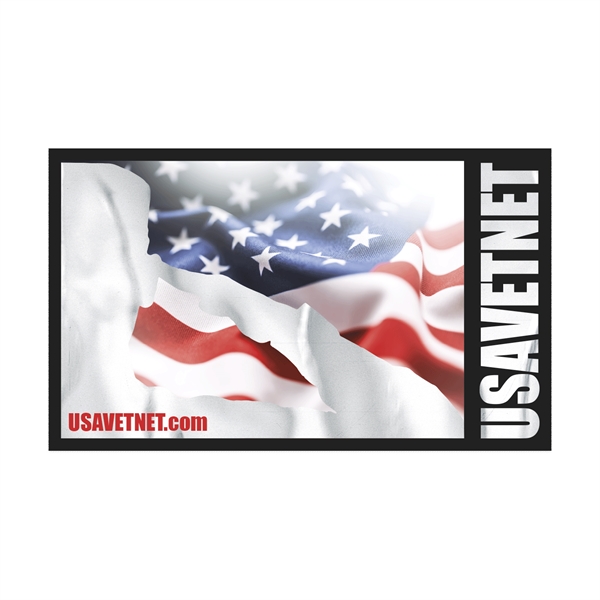 3" x 5" rectangular chrome polyester decal with permanent adhesive backing,... from ASI 56950 Gill Studios Inc / Gill-Line®