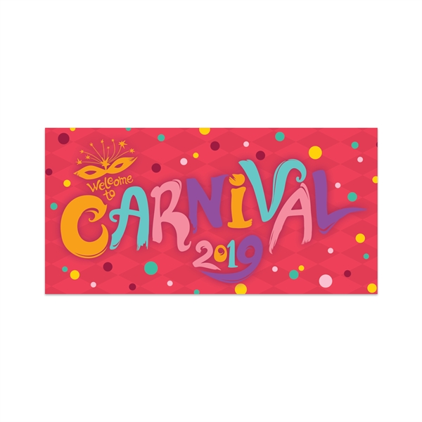 2" x 4" rectangular shaped white static vinyl decal with static... from ASI 56950 Gill Studios Inc / Gill-Line®