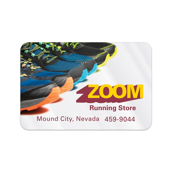 1 3/4" x 2 5/8" rectangular shaped clear static vinyl decal... from ASI 56950 Gill Studios Inc / Gill-Line®