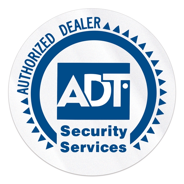 2" round clear polyester decal with permanent adhesive backing and a... from ASI 56950 Gill Studios Inc / Gill-Line®