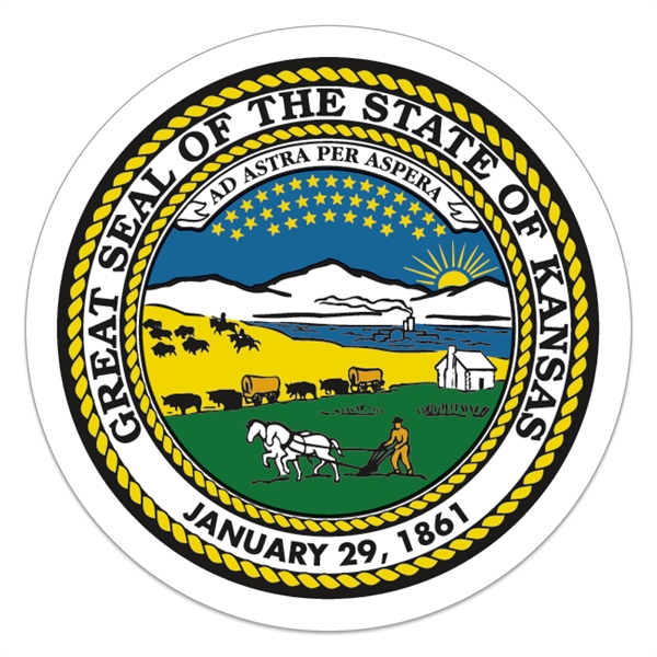 2 1/2" round white static vinyl decal with static backing and... from ASI 56950 Gill Studios Inc / Gill-Line®