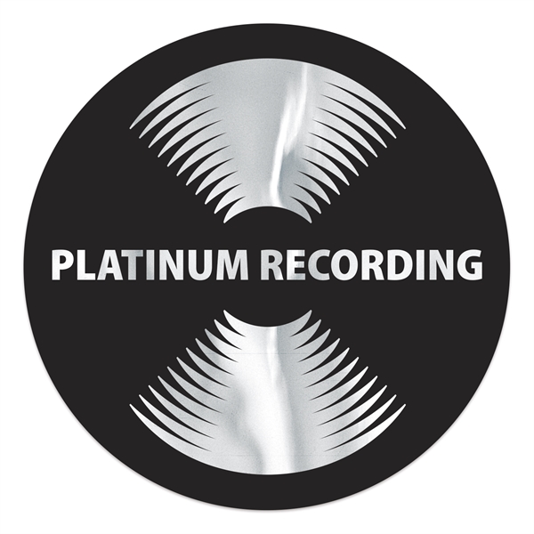 3" round chrome polyester decal with permanent adhesive backing and a... from ASI 56950 Gill Studios Inc / Gill-Line®