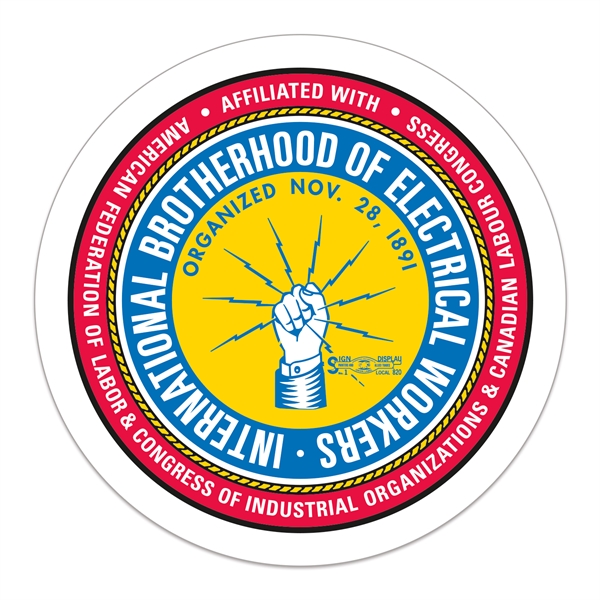 1" round white vinyl decal with ultra removable adhesive backing and... from ASI 56950 Gill Studios Inc / Gill-Line®