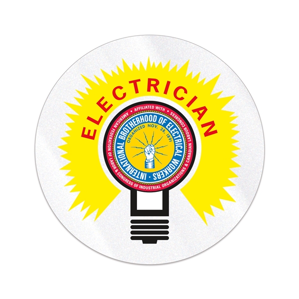 1" round clear polyester decal with ultra removable adhesive backing and... from ASI 56950 Gill Studios Inc / Gill-Line®