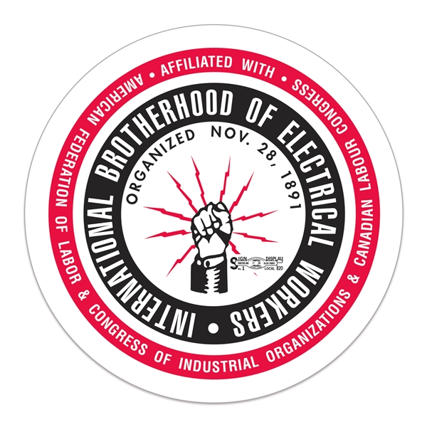 1" round white static vinyl decal with static backing and a... from ASI 56950 Gill Studios Inc / Gill-Line®