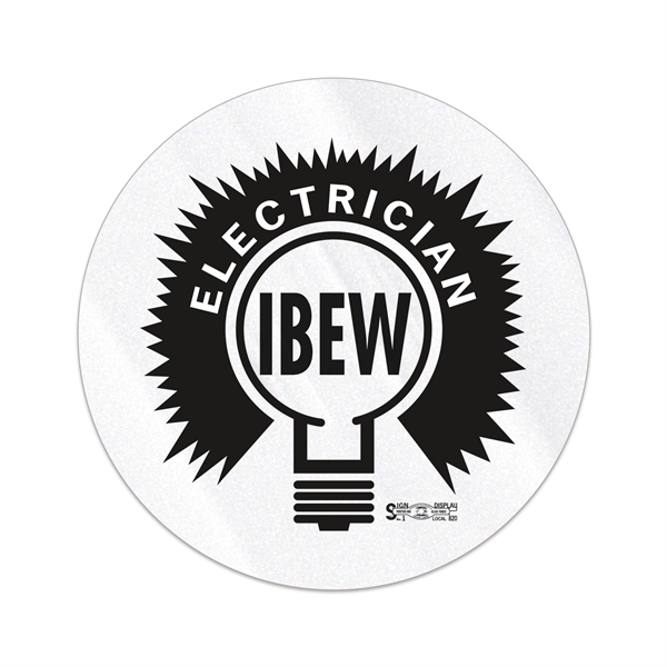 1" round clear static vinyl decal with static backing and a... from ASI 56950 Gill Studios Inc / Gill-Line®