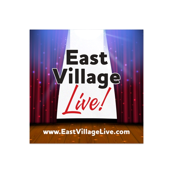 1.5" x 1.5" square shaped clear polyester decal with ultra removable... from ASI 56950 Gill Studios Inc / Gill-Line®