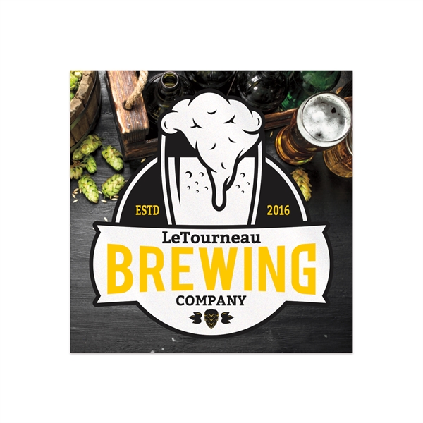 2" x 2"  square clear polyester decal with ultra removable... from ASI 56950 Gill Studios Inc / Gill-Line®