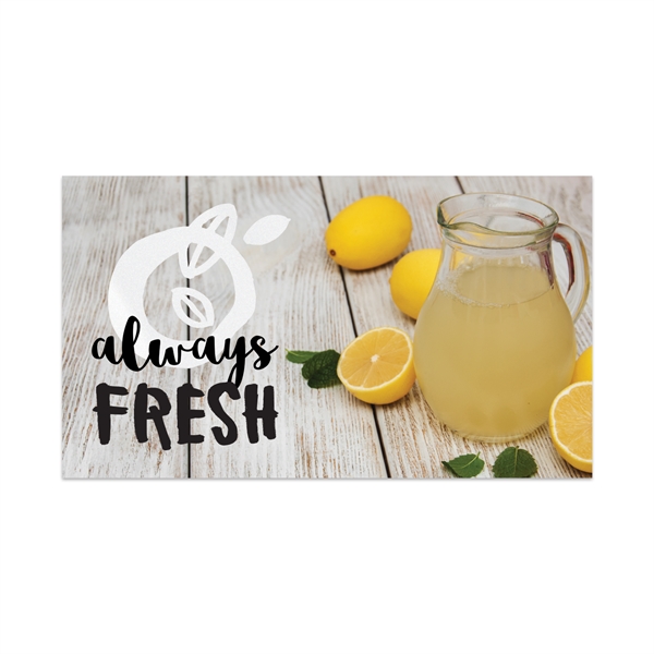 2" x 3.5" rectangular clear polyester decal with permanent adhesive inside... from ASI 56950 Gill Studios Inc / Gill-Line®