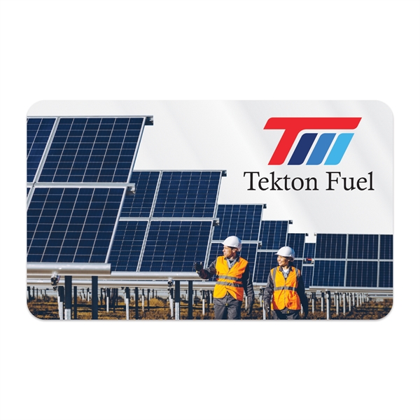 3" x 5" rectangular shaped clear polyester decal with ultra removable... from ASI 56950 Gill Studios Inc / Gill-Line®