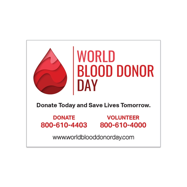 2" x 2.5" rectangular white vinyl decal with removable adhesive backing,... from ASI 56950 Gill Studios Inc / Gill-Line®