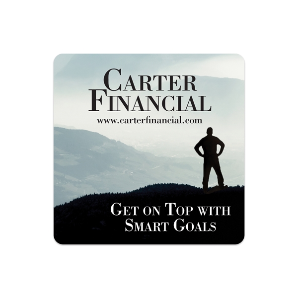 2.5" x 2.5" square shaped white vinyl decal with ultra removable... from ASI 56950 Gill Studios Inc / Gill-Line®