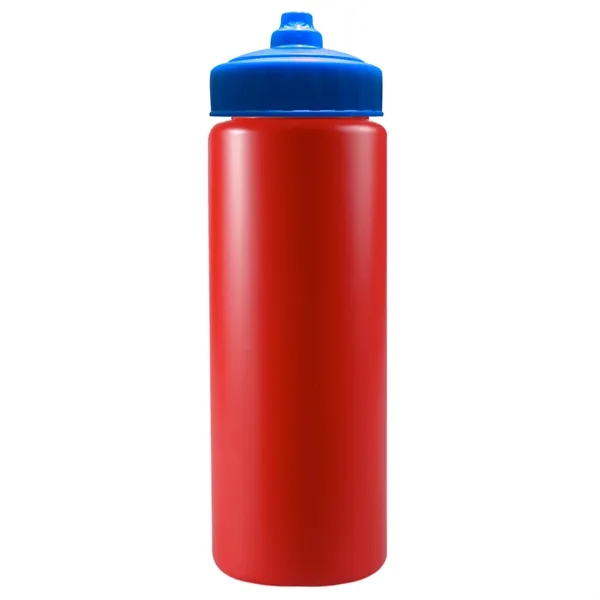 The Sports Quart - 32 oz. Sports Bottle. Hands-free valve lid... from ASI 40480 Koozie Group