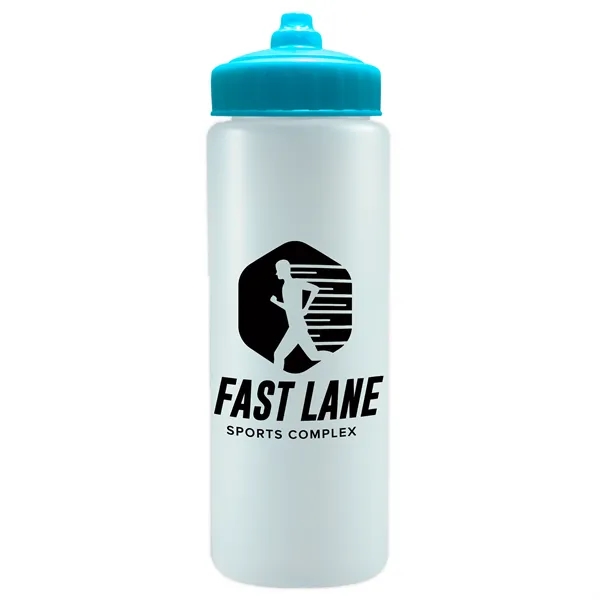 The Sports Quart - 32 oz. Sports Bottle. Hands-free valve lid... from ASI 40480 Koozie Group