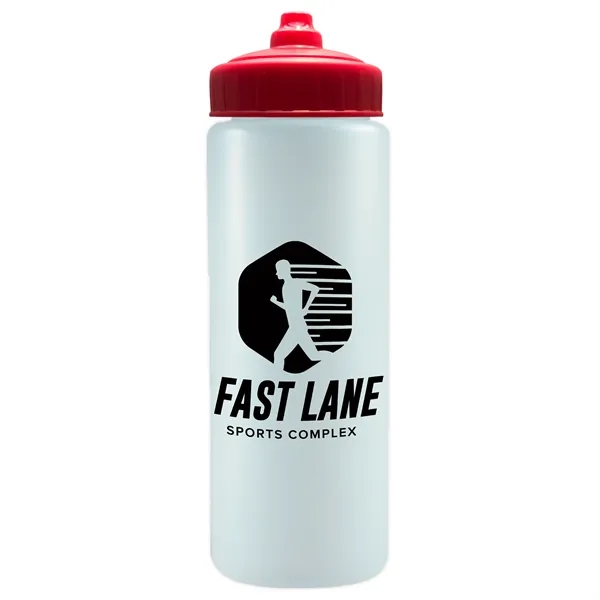The Sports Quart - 32 oz. Sports Bottle. Hands-free valve lid... from ASI 40480 Koozie Group