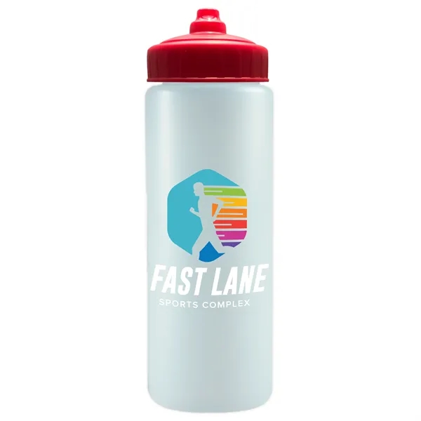 The Sports Quart - 32 oz. Sports Bottle. Hands-free valve lid... from ASI 40480 Koozie Group