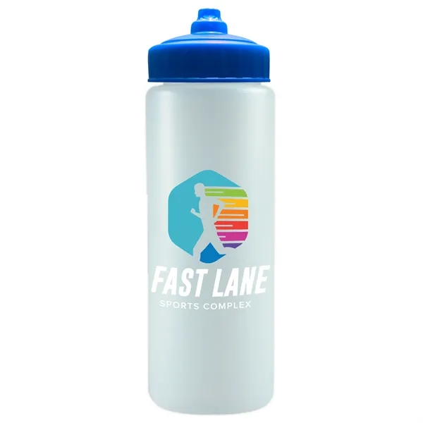 The Sports Quart - 32 oz. Sports Bottle. Hands-free valve lid... from ASI 40480 Koozie Group