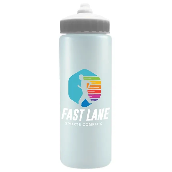 The Sports Quart - 32 oz. Sports Bottle. Hands-free valve lid... from ASI 40480 Koozie Group