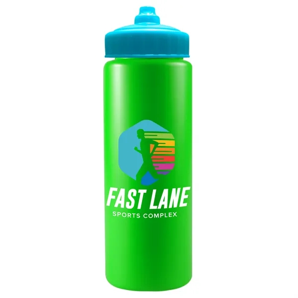 The Sports Quart - 32 oz. Sports Bottle. Hands-free valve lid... from ASI 40480 Koozie Group