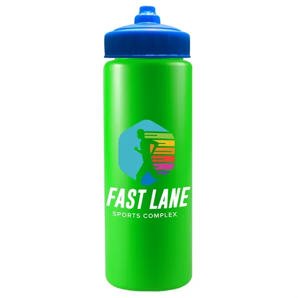 The Sports Quart - 32 oz. Sports Bottle. Hands-free valve lid... from ASI 40480 Koozie Group