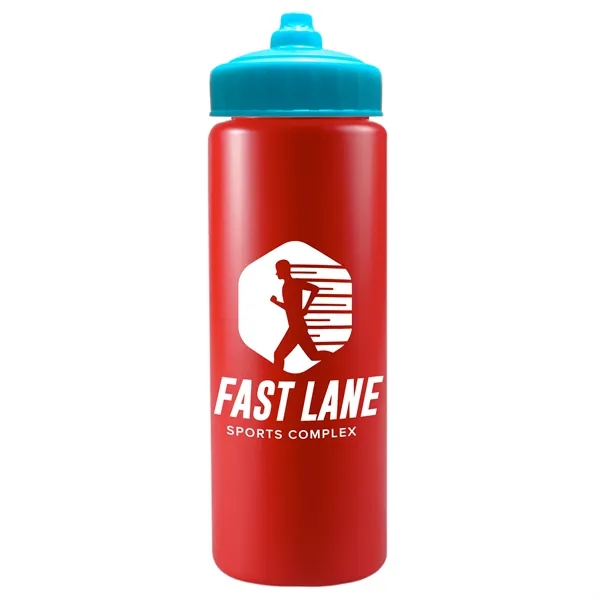 The Sports Quart - 32 oz. Sports Bottle. Hands-free valve lid... from ASI 40480 Koozie Group