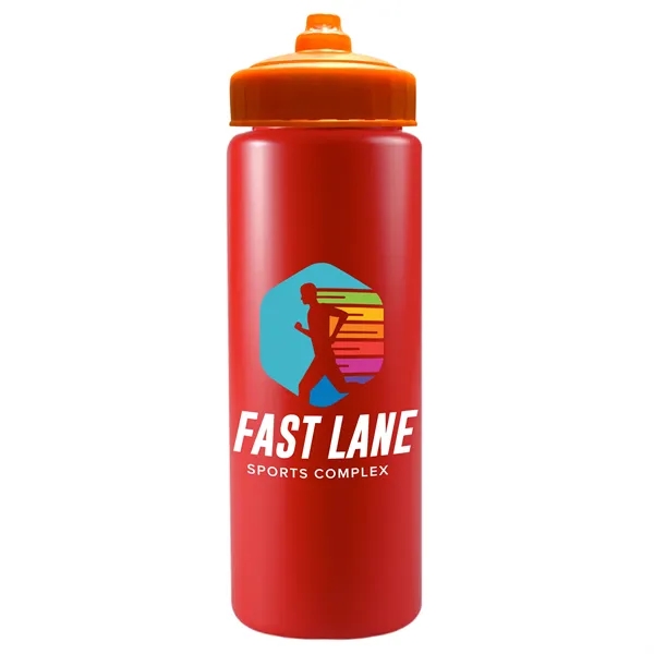 The Sports Quart - 32 oz. Sports Bottle. Hands-free valve lid... from ASI 40480 Koozie Group