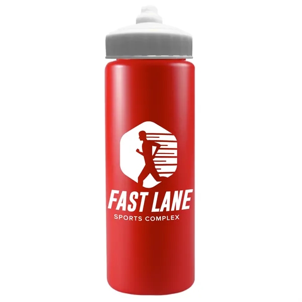 The Sports Quart - 32 oz. Sports Bottle. Hands-free valve lid... from ASI 40480 Koozie Group