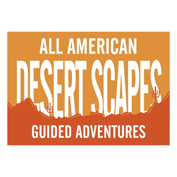 3.5" x 5" rectangular white vinyl decal with ultra removable adhesive... from ASI 56950 Gill Studios Inc / Gill-Line®