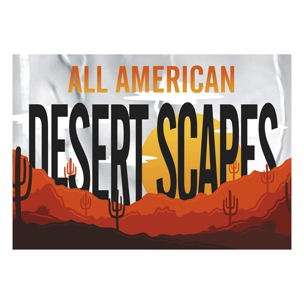 3.5" x 5" rectangular chrome polyester decal with permanent adhesive backing,... from ASI 56950 Gill Studios Inc / Gill-Line®