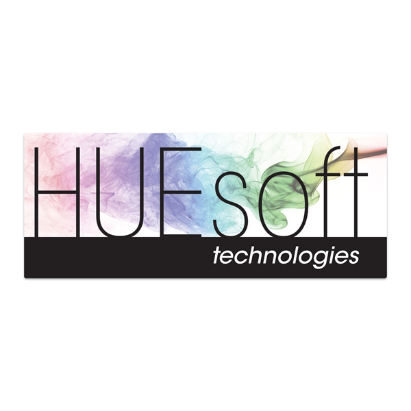 1" x 2.5" rectangular white vinyl decal with ultra removable adhesive... from ASI 56950 Gill Studios Inc / Gill-Line®