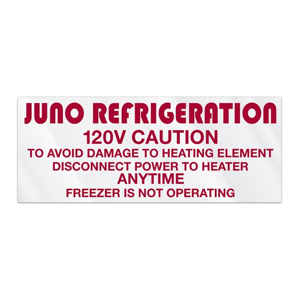 1" x 2.5" clear polyester decal with ultra removable adhesive inside... from ASI 56950 Gill Studios Inc / Gill-Line®