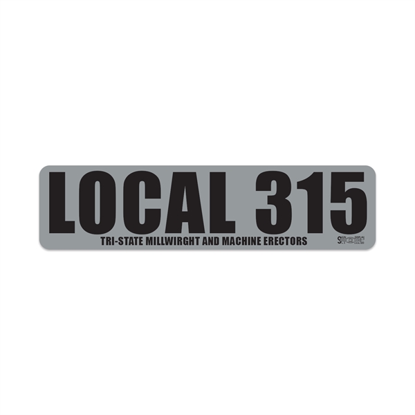1" x 4" rectangular shaped white static vinyl decal with static... from ASI 56950 Gill Studios Inc / Gill-Line®