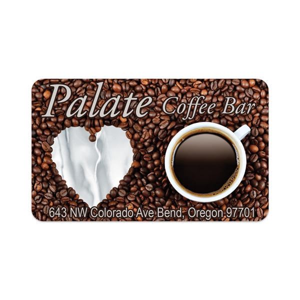 1.5" x 2.5" rectangular chrome polyester decal with permanent adhesive backing,... from ASI 56950 Gill Studios Inc / Gill-Line®