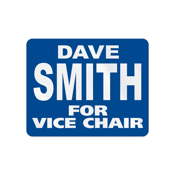 2" x 2.5" rectangular shaped clear static vinyl decal with static... from ASI 56950 Gill Studios Inc / Gill-Line®