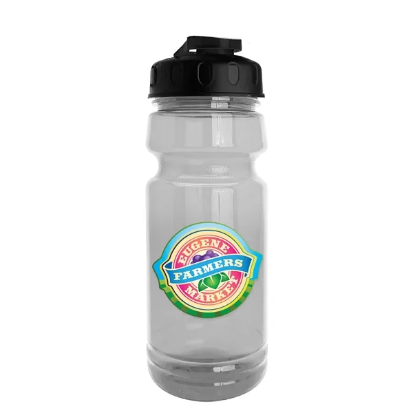 The Trainer - 24 oz. Clear Sports Bottles with USA Flip... from ASI 40480 Koozie Group