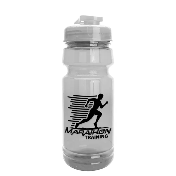 The Trainer - 24 oz. Clear Sports Bottles with USA Flip... from ASI 40480 Koozie Group