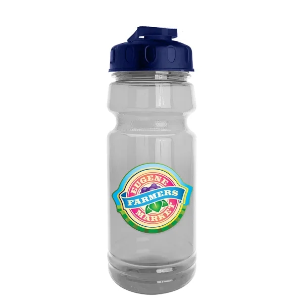 The Trainer - 24 oz. Clear Sports Bottles with USA Flip... from ASI 40480 Koozie Group