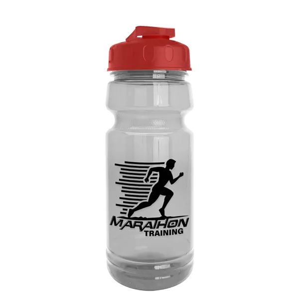 The Trainer - 24 oz. Clear Sports Bottles with USA Flip... from ASI 40480 Koozie Group