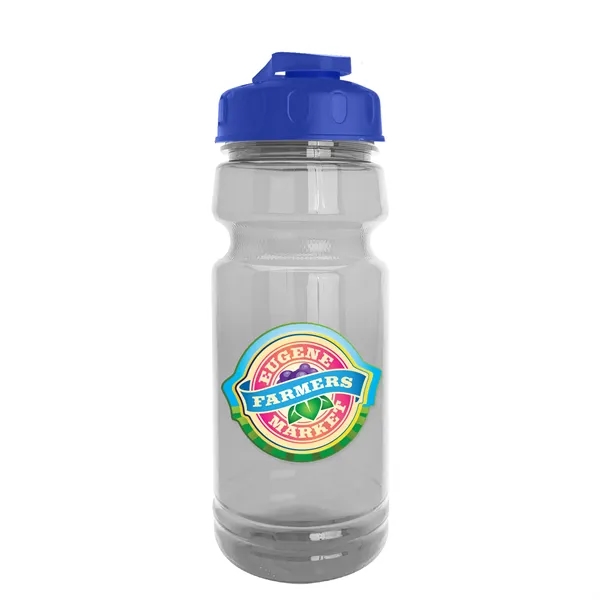 The Trainer - 24 oz. Clear Sports Bottles with USA Flip... from ASI 40480 Koozie Group