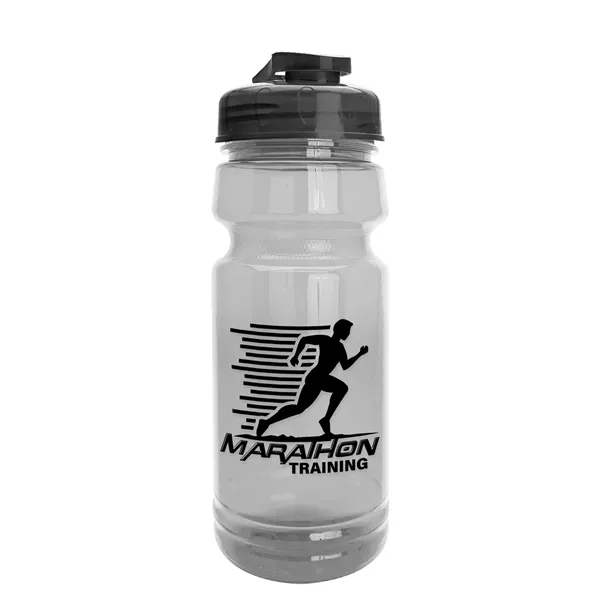 The Trainer - 24 oz. Clear Sports Bottles with USA Flip... from ASI 40480 Koozie Group